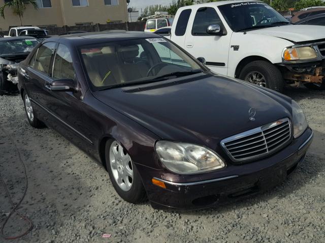 WDBNG75J7YA110902 - 2000 MERCEDES-BENZ S 500 PURPLE photo 1