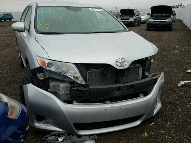 4T3BK11A69U005521 - 2009 TOYOTA VENZA BASE SILVER photo 1