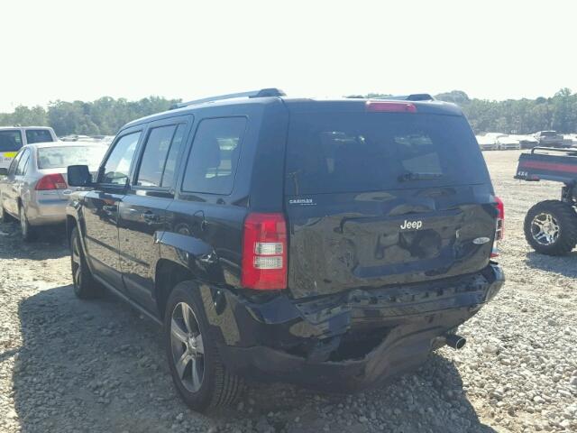 1C4NJPFA3GD583274 - 2016 JEEP PATRIOT BLACK photo 3