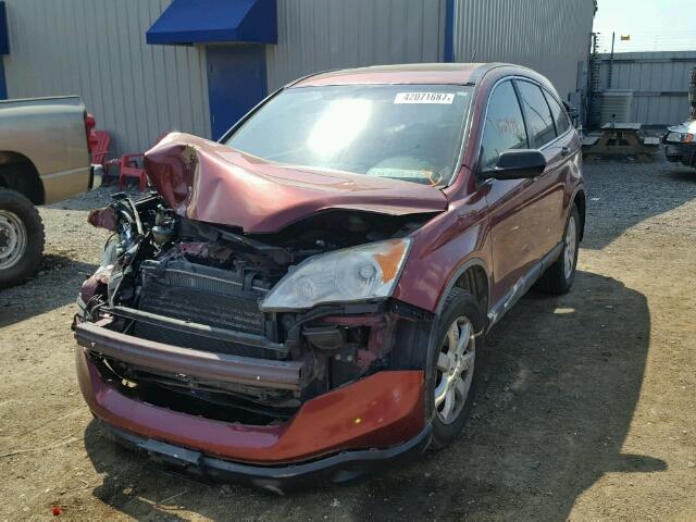 JHLRE48548C027392 - 2008 HONDA CR-V EX RED photo 2