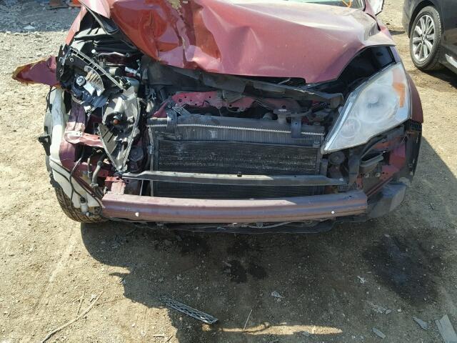 JHLRE48548C027392 - 2008 HONDA CR-V EX RED photo 7