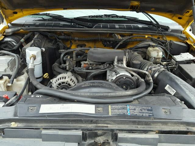 1GTDT13XX3K150097 - 2003 GMC SONOMA YELLOW photo 7