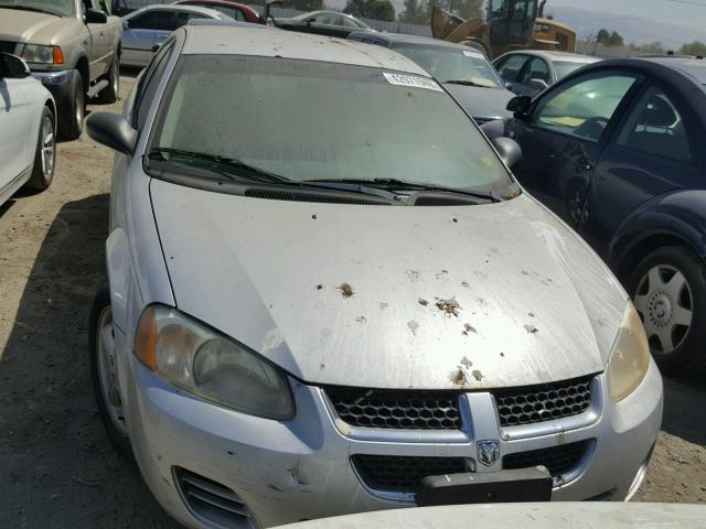 1B3EL46X34N207484 - 2004 DODGE STRATUS SX SILVER photo 9