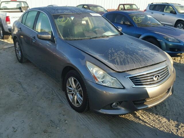 JN1CV6AR6AM454202 - 2010 INFINITI G37 CHARCOAL photo 1