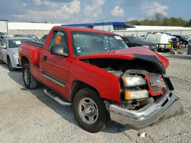 1GCEC14V13Z160445 - 2003 CHEVROLET SILVERADO RED photo 1