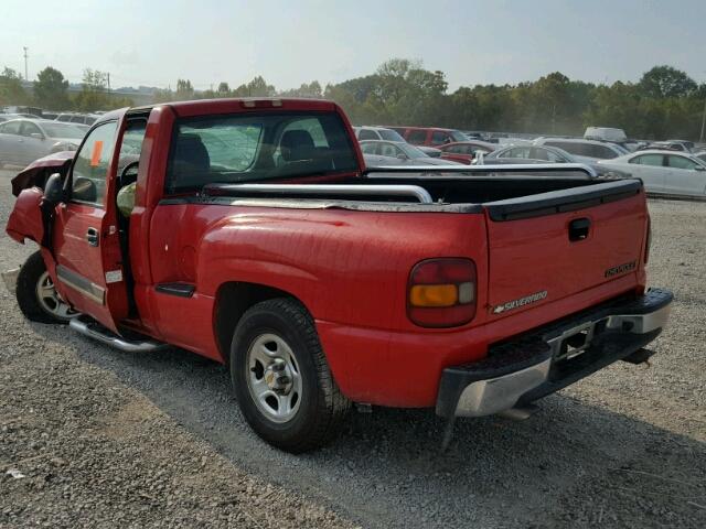 1GCEC14V13Z160445 - 2003 CHEVROLET SILVERADO RED photo 3