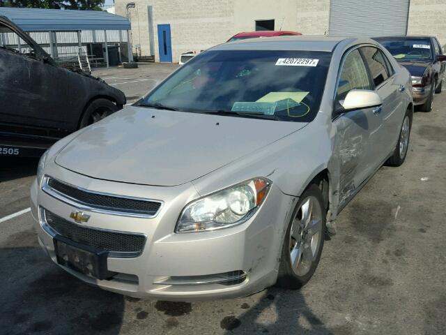 1G1ZC5EB0AF214046 - 2010 CHEVROLET MALIBU 1LT 金色 照片 2