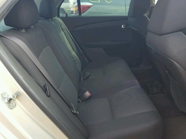 1G1ZC5EB0AF214046 - 2010 CHEVROLET MALIBU 1LT 金色 照片 6