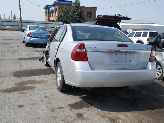 1G1ZT54885F200357 - 2005 CHEVROLET MALIBU LS ვერცხლისფერი ფოტო 3