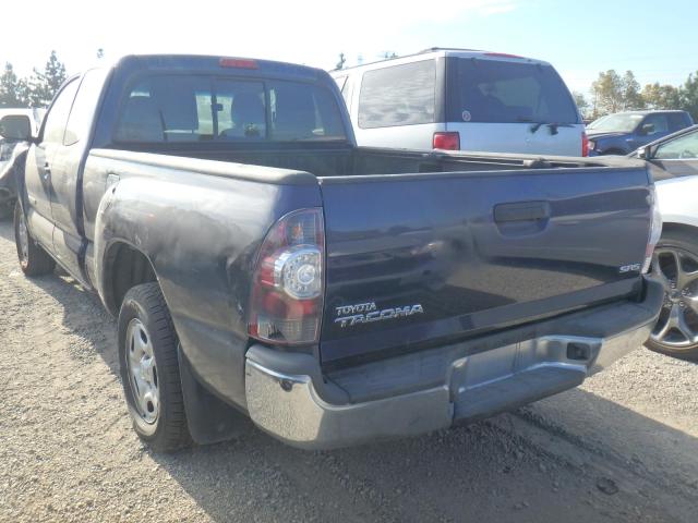 5TFTX4CN7CX014397 - 2012 TOYOTA TACOMA BLUE photo 3