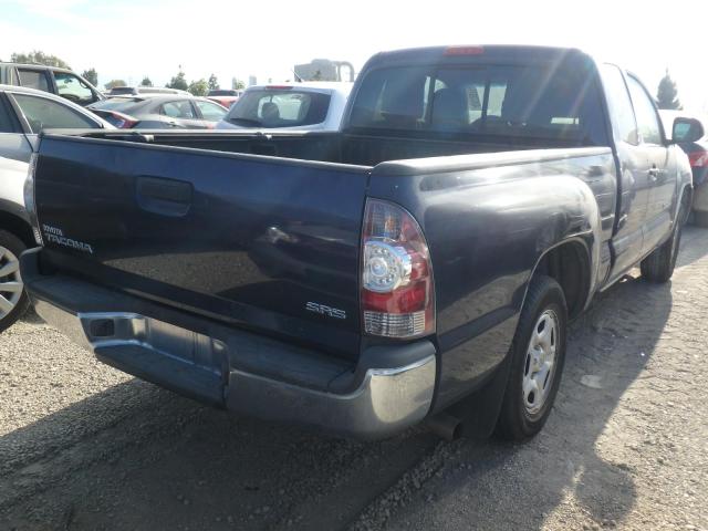 5TFTX4CN7CX014397 - 2012 TOYOTA TACOMA BLUE photo 4