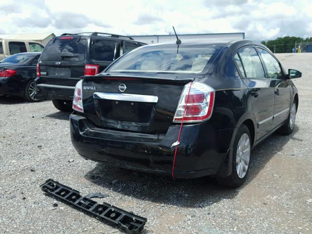 3N1AB6AP3BL614711 - 2011 NISSAN SENTRA 2.0 BLACK photo 4