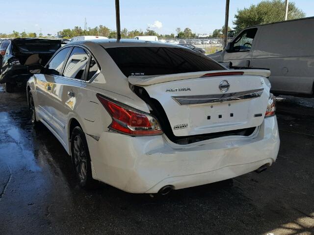 1N4AL3AP7FC472671 - 2015 NISSAN ALTIMA 2.5 WHITE photo 3