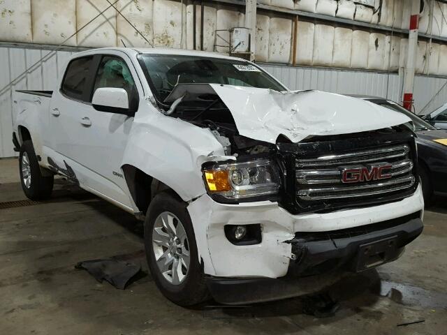 1GTP6CE17G1350925 - 2016 GMC CANYON SLE WHITE photo 1