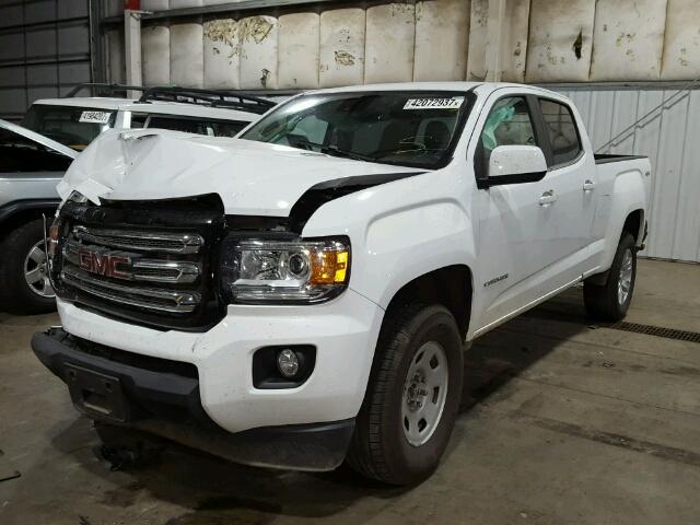 1GTP6CE17G1350925 - 2016 GMC CANYON SLE WHITE photo 2