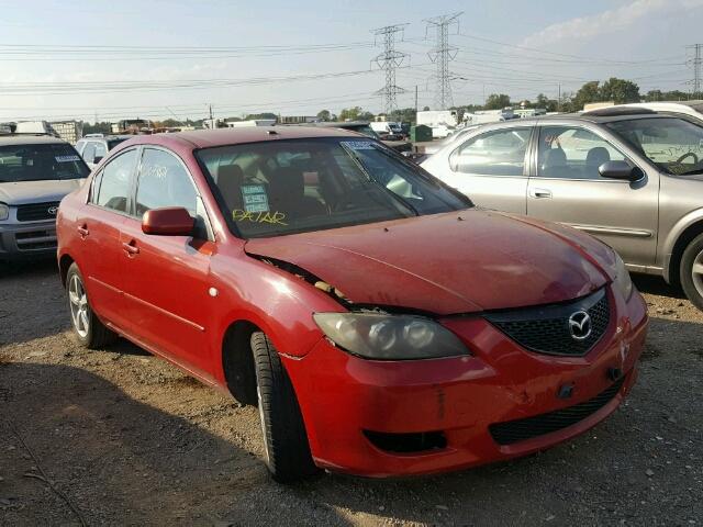 JM1BK12F541126722 - 2004 MAZDA 3 I RED photo 1