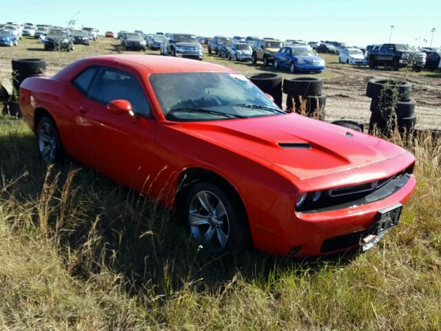 2C3CDZAG2GH168895 - 2016 DODGE CHALLENGER RED photo 1