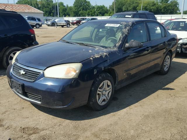 1G1ZS51F86F280962 - 2006 CHEVROLET MALIBU LS BLUE photo 2