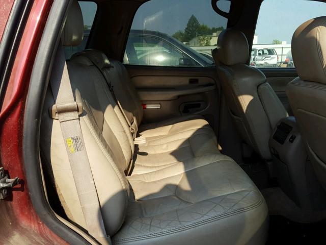 1GNEC13T93R216123 - 2003 CHEVROLET TAHOE C150 MAROON photo 6