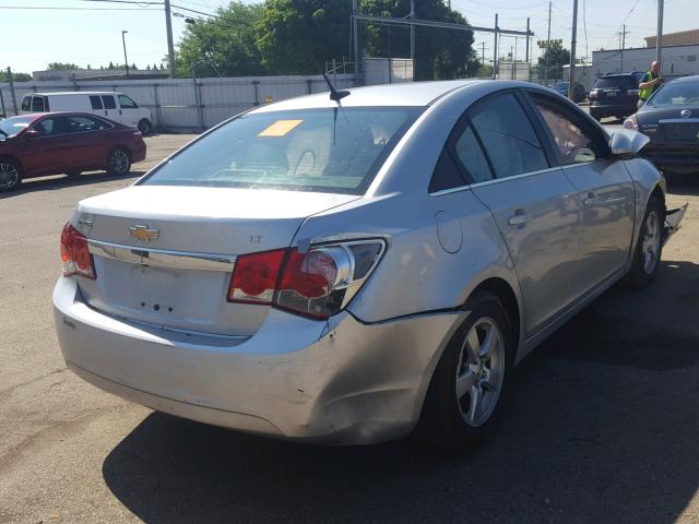 1G1PC5SB8E7391181 - 2014 CHEVROLET CRUZE LT SILVER photo 4