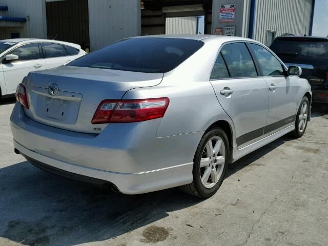 4T1BE46K09U875185 - 2009 TOYOTA CAMRY BASE SILVER photo 4