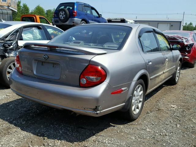 JN1CA31D51T817660 - 2001 NISSAN MAXIMA GXE TAN photo 4