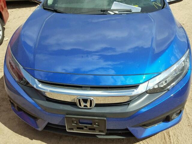 19XFC1F90HE018692 - 2017 HONDA CIVIC BLUE photo 7