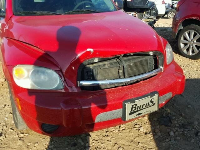 3GNCA13B09S646889 - 2009 CHEVROLET HHR LS RED photo 9