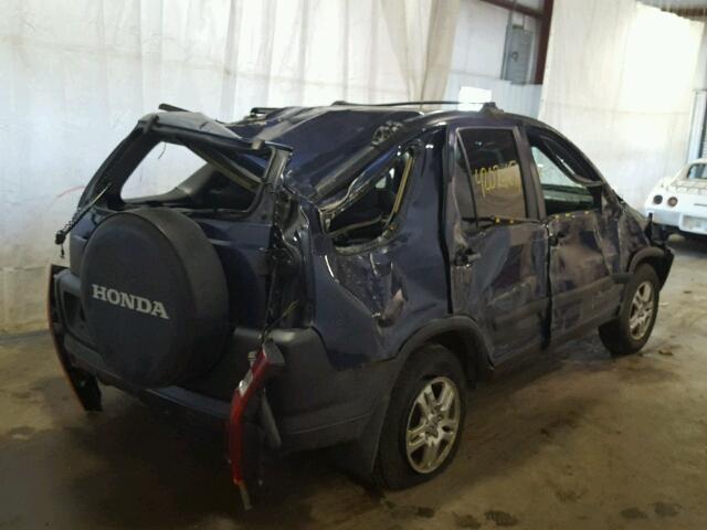 SHSRD78844U238254 - 2004 HONDA CR-V EX BLUE photo 9