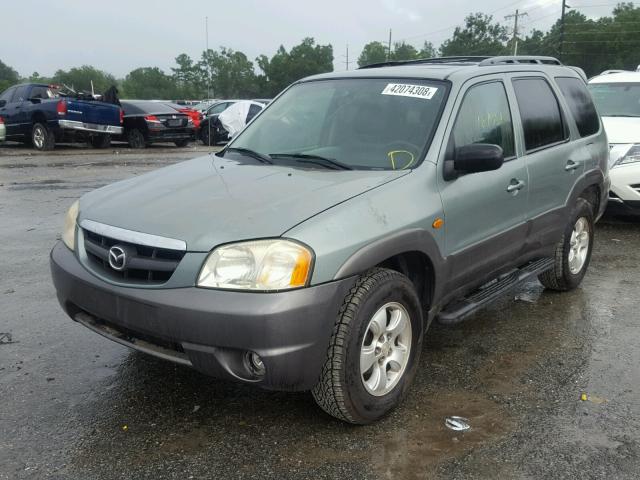 4F2CZ06193KM45574 - 2003 MAZDA TRIBUTE ES GREEN photo 2