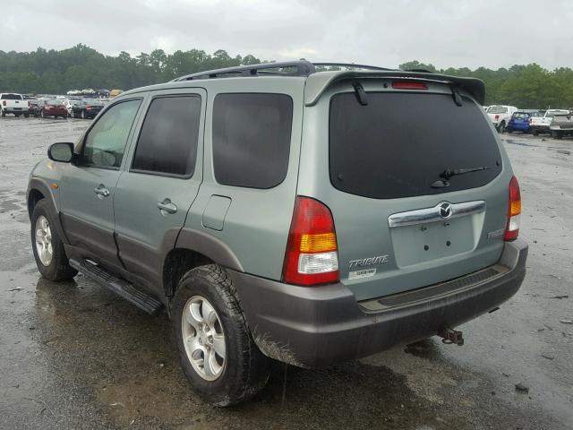 4F2CZ06193KM45574 - 2003 MAZDA TRIBUTE ES GREEN photo 3