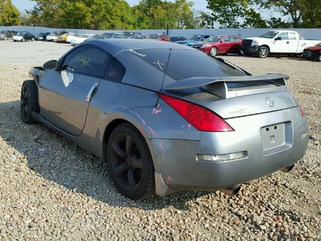 JN1AZ34D36M309815 - 2006 NISSAN 350Z COUPE BLACK photo 3