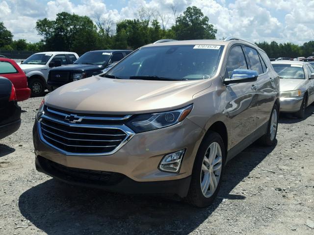 2GNAXWEX5J6209999 - 2018 CHEVROLET EQUINOX PR BROWN photo 2