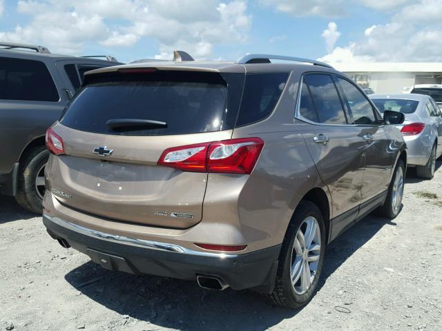 2GNAXWEX5J6209999 - 2018 CHEVROLET EQUINOX PR BROWN photo 4