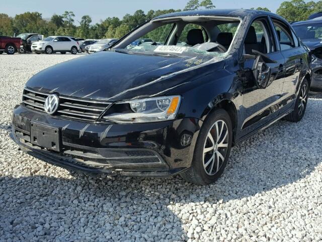 3VWD67AJ5GM254937 - 2016 VOLKSWAGEN JETTA BLACK photo 2