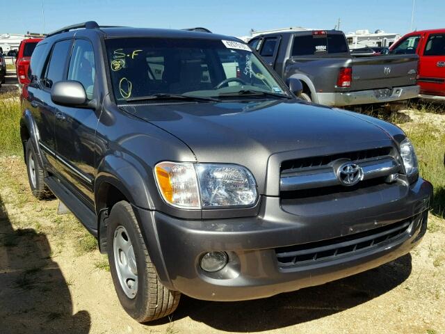 5TDZ134A76S279908 - 2006 TOYOTA SEQUOIA GRAY photo 1