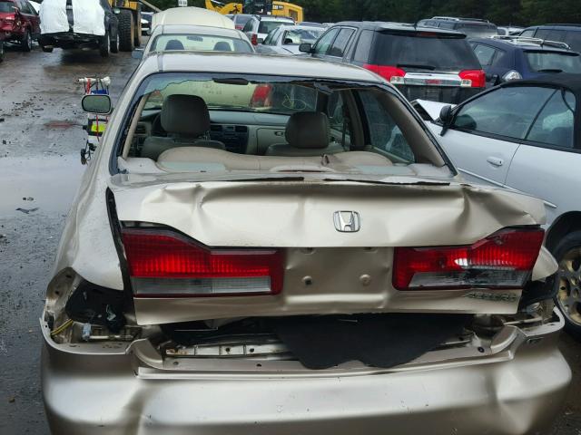 1HGCG16521A007711 - 2001 HONDA ACCORD GOLD photo 9