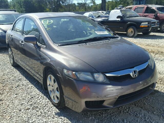 2HGFA1F53AH511460 - 2010 HONDA CIVIC GRAY photo 1