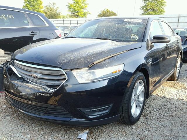 1FAHP2H87EG150535 - 2014 FORD TAURUS SEL BLACK photo 2