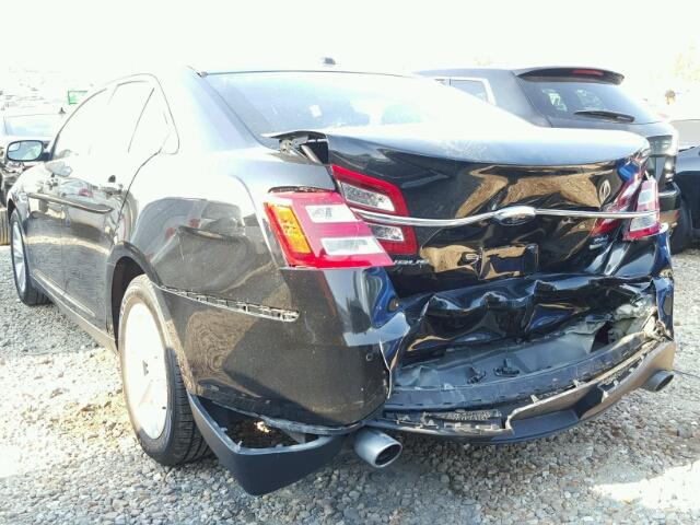 1FAHP2H87EG150535 - 2014 FORD TAURUS SEL BLACK photo 3