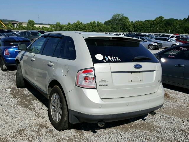 2FMDK39C27BA58738 - 2007 FORD EDGE SEL P WHITE photo 3