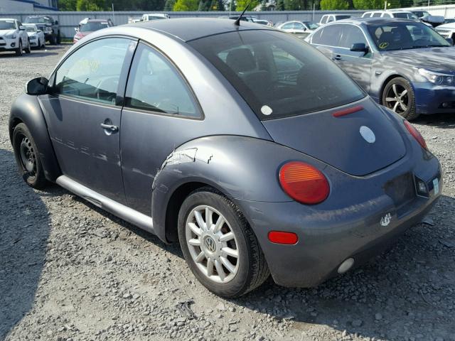 3VWCK31C34M413970 - 2004 VOLKSWAGEN NEW BEETLE 灰色 照片 3