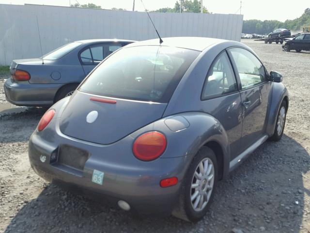 3VWCK31C34M413970 - 2004 VOLKSWAGEN NEW BEETLE 灰色 照片 4
