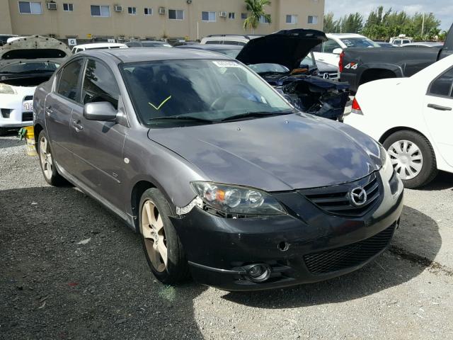 JM1BK323X41163105 - 2004 MAZDA 3 S GRAY photo 1