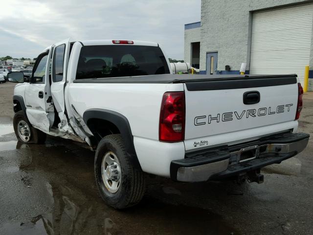 1GCHC29U73E316921 - 2003 CHEVROLET SILVERADO WHITE photo 3