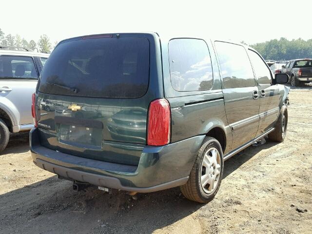 1GNDV23L16D215450 - 2006 CHEVROLET UPLANDER L GREEN photo 4