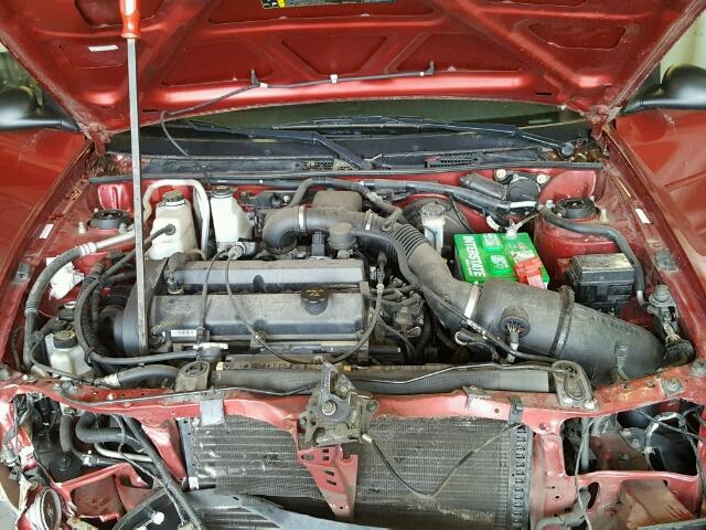 3FAFP11383R109515 - 2003 FORD ESCORT ZX2 RED photo 7
