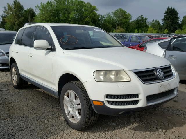 WVGCM77L24D057868 - 2004 VOLKSWAGEN TOUAREG 4. WHITE photo 1