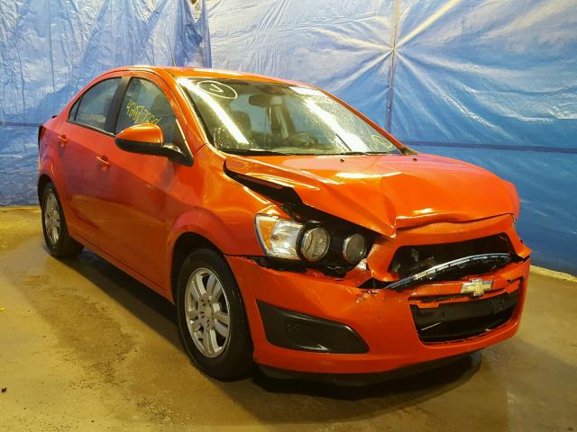 1G1JA5SH5C4212447 - 2012 CHEVROLET SONIC LS 橙色 照片 1