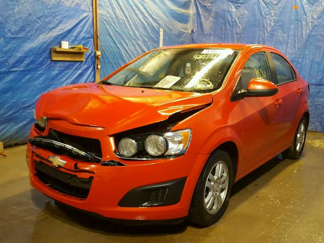 1G1JA5SH5C4212447 - 2012 CHEVROLET SONIC LS 橙色 照片 2